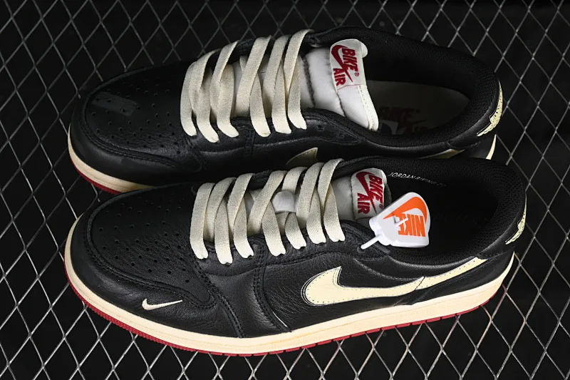 All categories Air Jordan Jordan series basketball shoes Air Jordan 1 Low P version pure original Nigel Sylvester x Air Jordan 1 Low AJ1 Joe 1 joint low-top cultural casual sneakers IB8958-001